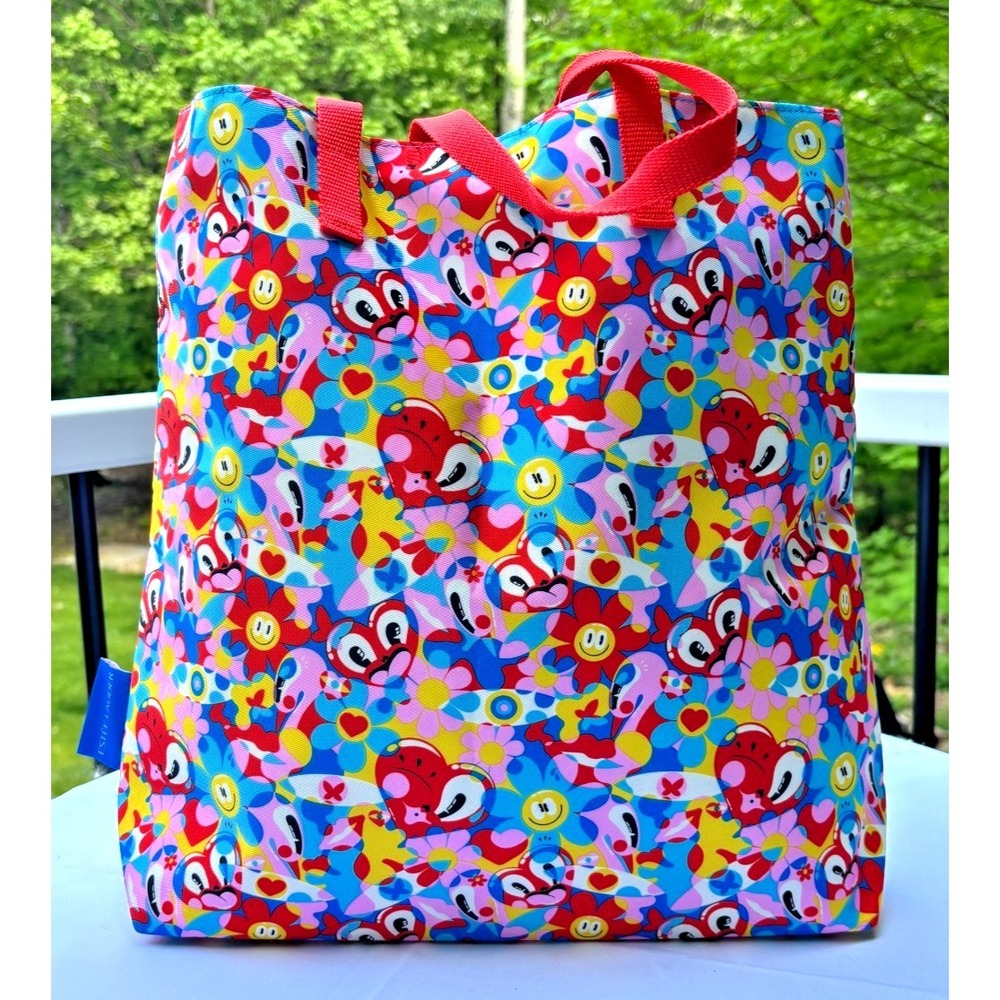 Estee Lauder Floral‎ Hattie Stewart Large Tote New Pop Art Hearts Flowers NNT